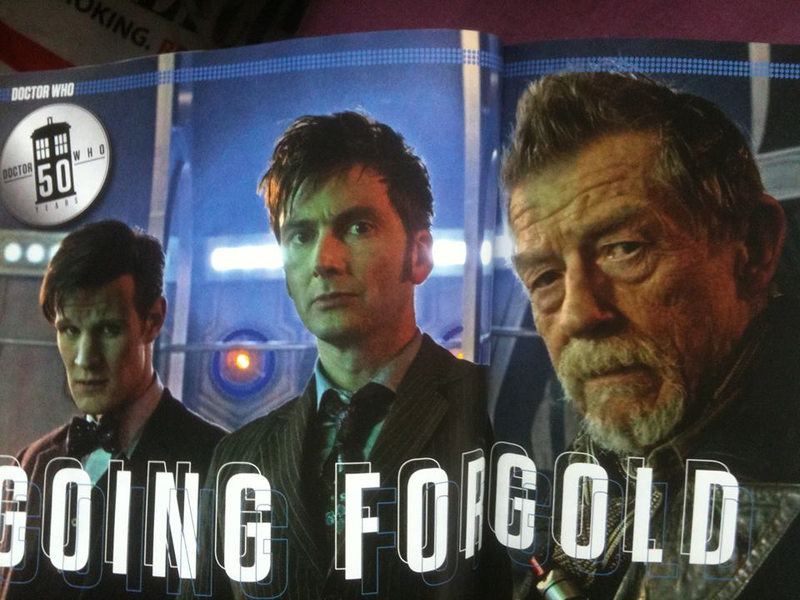 Illustration for article titled New pics from SFX magazine give a teeny peek at The Day of The Doctor